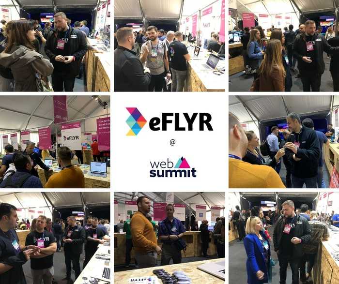 eFLYR Web Summit stand